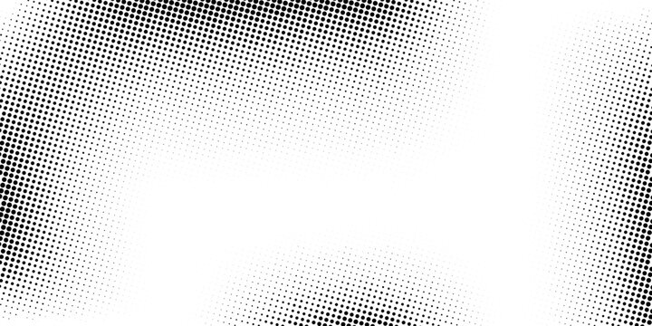 Halftone faded gradient texture. Grunge halftone grit background. White and black sand noise wallpaper. Retro pixilated vector backdrop