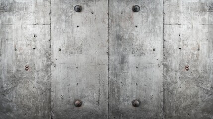 Naklejka premium Textured Gray Concrete Wall with Industrial Elements and Subtle Color Variations for Modern Design Applications