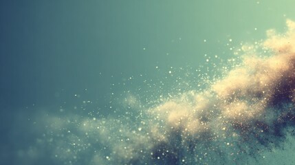 Fototapeta premium Ethereal Light Particles Dancing in the Air Over Soft Textured Background for Abstract Art and Design Projects