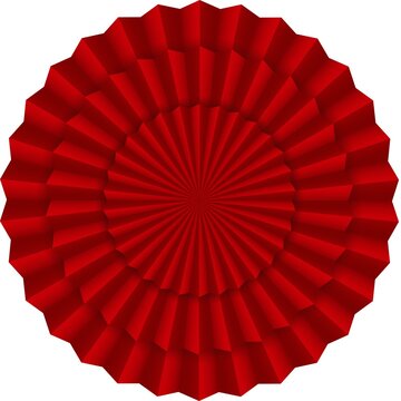 Red abstract sunburst star background with vintage circular rays design and textured illustration style wallpaper