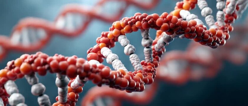 DNA Double Helix: An evocative representation of the DNA double helix, a captivating spiral structure which embodies the fundamental principles of life.