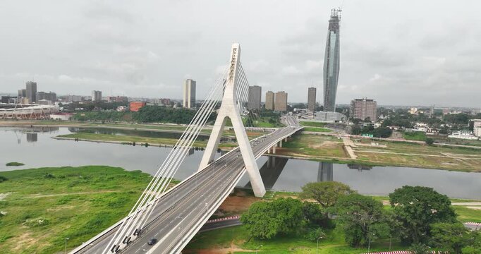 From Shore to Shore Abidjan&rsquo;s Story, famous cable bridge
