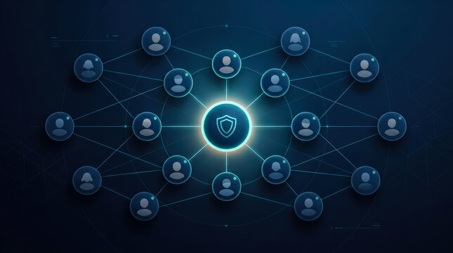 Digital Security Network Connecting Multiple User Profiles with Centralized Protection Shield