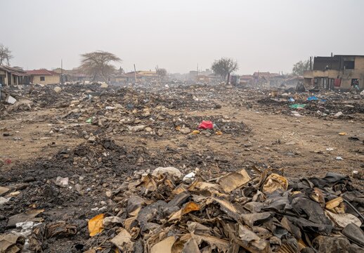 Industrial Waste Dump Site in Kano Nigeria