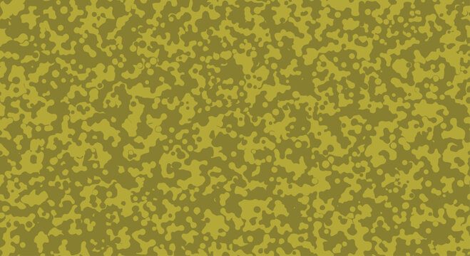 A textured, abstract pattern of irregular organic shapes and dots in shades of olive green