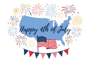 Obraz premium Happy Independence Day