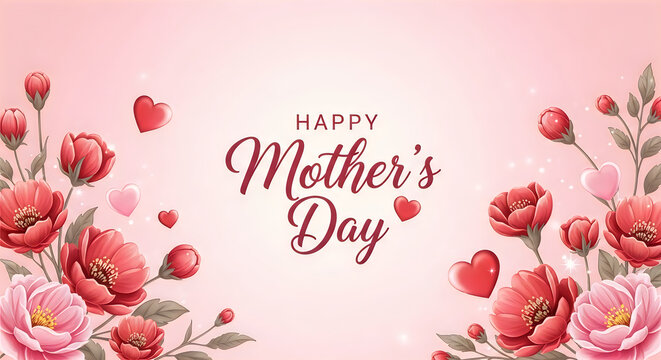 pink tulips on a pink background