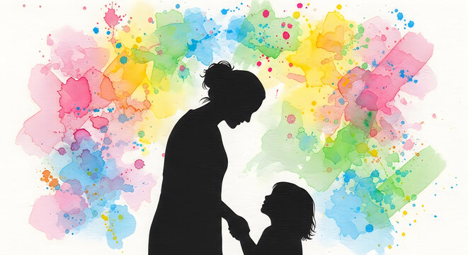 vector illustration of a young couple