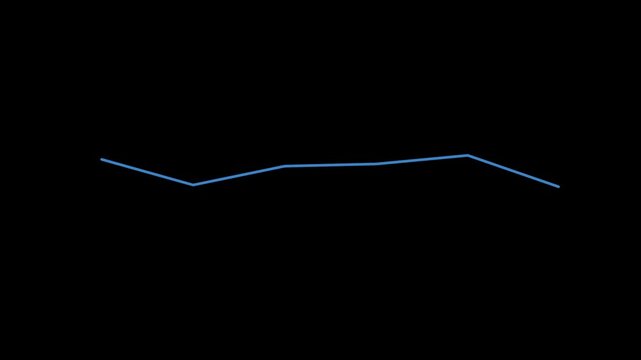 Minimalist abstract motion line animation smooth transition
