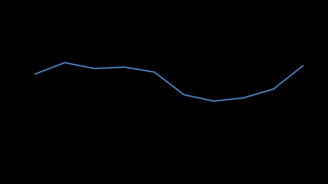 Minimalist smooth wave motion seamless loop animation