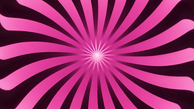 Pink Spiral Burst: A vibrant and energetic graphic featuring a central point radiating outwards with swirling pink rays against a dark background, creating a sense of motion and dynamism.