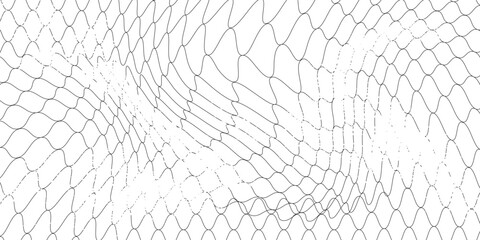 Mesh texture for fishing nets. Grunge pattern for sportswear or soccer goal, volleyball net, basketball hoop, hockey, athletics. Grunge background © fais