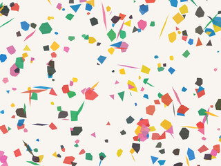 Obraz premium Colorful Terrazzo Fragments Organic Stone Mosaic Background