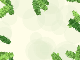 Tropical Palm Leaf Nature Pattern Design Backdrop © iushakovsky