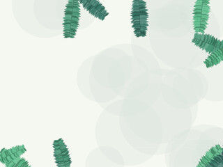 Tropical Palm Leaf Summer Pattern Design © iushakovsky