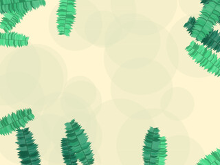 Tropical Palm Leaf Nature Pattern Design Backdrop © iushakovsky