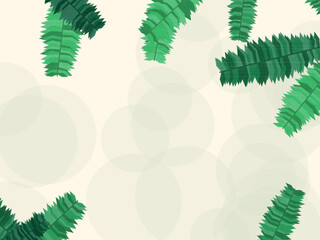 Tropical Palm Leaf Summer Pattern Design © iushakovsky