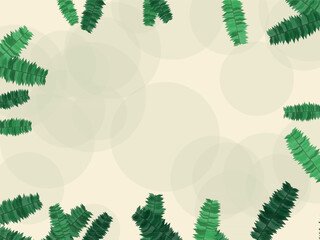 Palm Leaves Summer Vacation Pattern Background © iushakovsky
