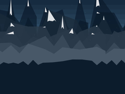 Mountain Peaks Landscape Adventure Background