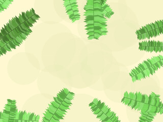 Tropical Palm Leaf Nature Pattern Design Backdrop © iushakovsky