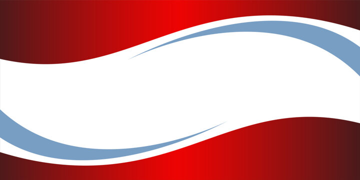 red background vector blue line dimension 3d graphic message board for text and message design frame line shadow for modern web design