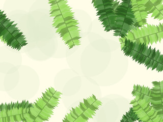 Tropical Palm Leaf Nature Pattern Design Backdrop © iushakovsky