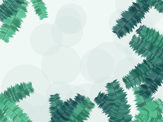 Tropical Palm Leaf Nature Pattern Design Backdrop © iushakovsky