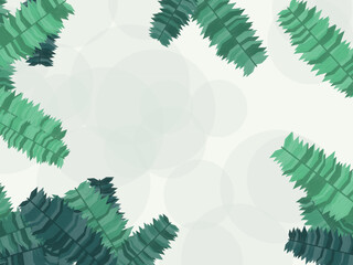 Tropical Palm Leaf Nature Pattern Design Backdrop © iushakovsky