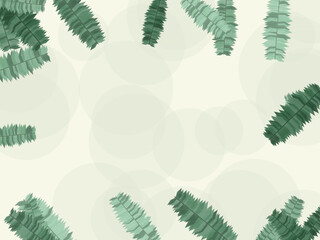Tropical Palm Leaf Summer Pattern Design © iushakovsky