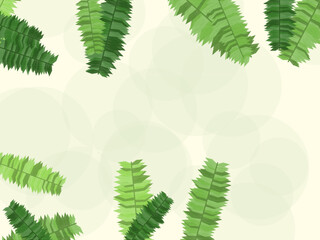 Tropical Palm Leaf Nature Pattern Design Backdrop © iushakovsky