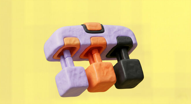 Soft clay 3D render of a three pronged plug connecting into a modular block socket representing seamless system integration and establishing communication links
