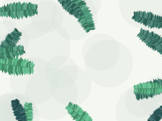 Tropical Palm Leaf Summer Pattern Design © iushakovsky