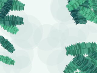 Tropical Palm Leaf Summer Pattern Design © iushakovsky