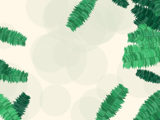 Palm Leaves Tropical Pattern Jungle Background © iushakovsky