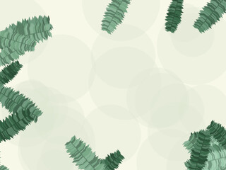 Palm Leaves Tropical Pattern Jungle Background © iushakovsky