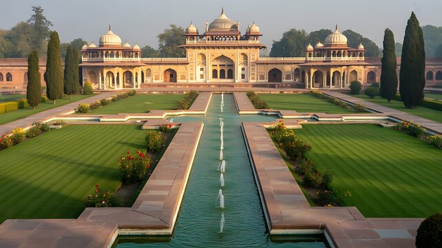 Nishat Garden in Srinagar, Also known as &ldquo;the garden of bliss&rdquo;, Nishat Garden in Srinagar is set on the banks of the beautiful Dal Lake
