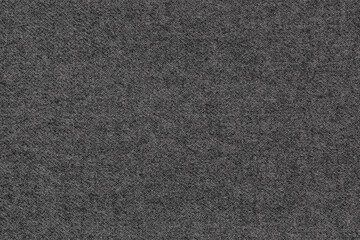 Fototapeta premium Dark gray heather wool fabric texture close-up