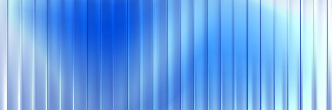 Light blue vertical metal panels abstract gradient background for modern corporate, medical and technology presentation design