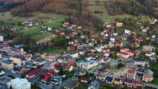 Muszyna, Dolina Popradu, widok og&oacute;lny.