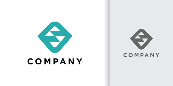 minimalist letter bb business modern abstract logo