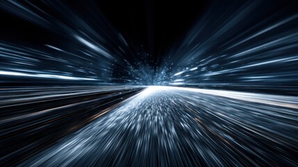 Fototapeta premium Abstract speeding road perspective