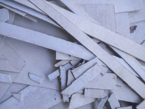 Fiber Cement Board Offcuts Construction Waste