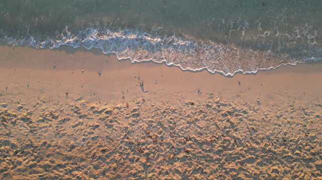 underwater scene in the ocean sea aerial camera shot 4k uhd video