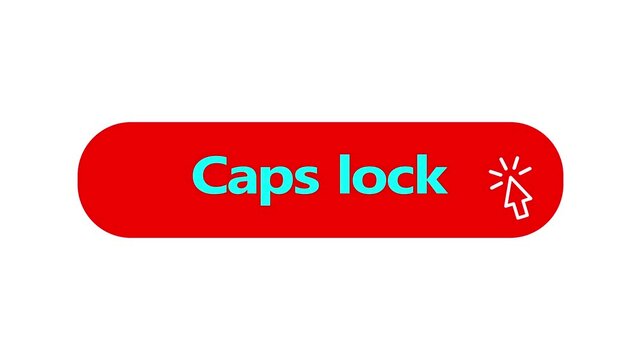 Caps lock button illustration  4k option, choice, instruction, use