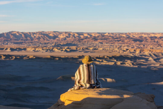 Man on the cliff