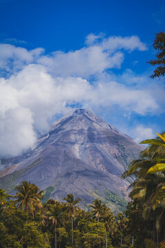 Mt. Mayon in Legazpi Coastal Road 