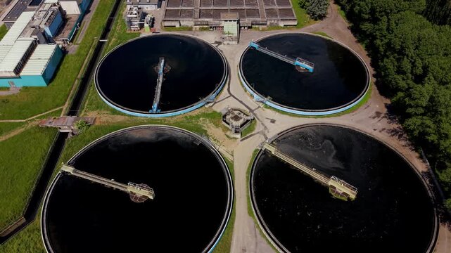 Advanced wastewater treatment facility in Northern Italy operating within a circular economy model.