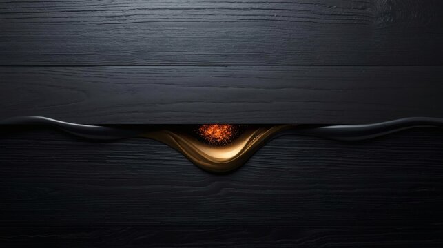 Dark abstract background with a glowing fiery heart shaped focal point