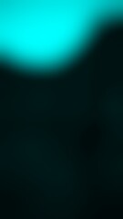 Obraz premium Abstract glowing turquoise light on dark background creating a vibrant atmospheric effect