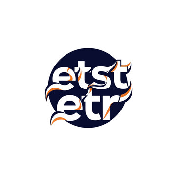 etst etr logo design template.